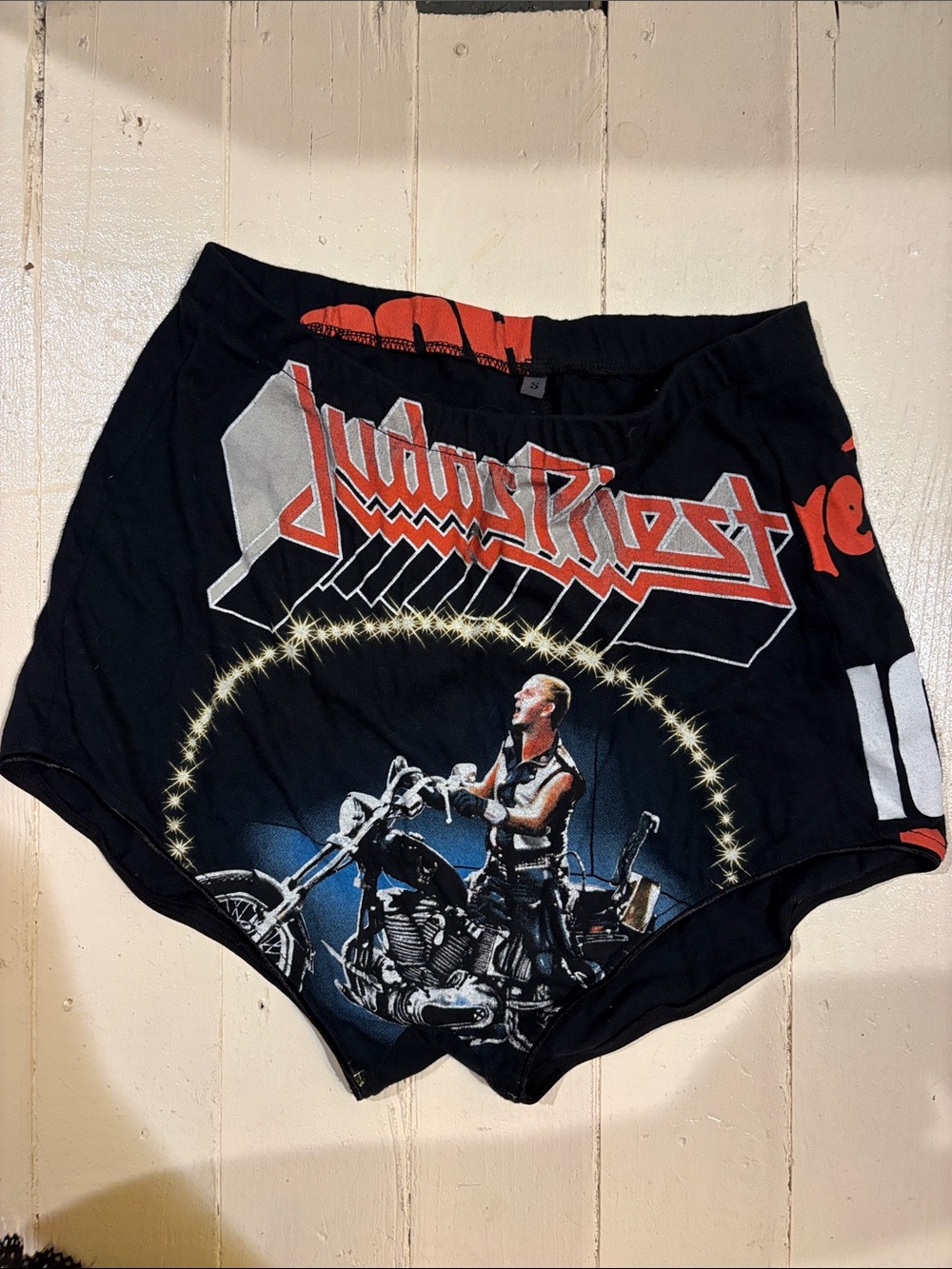 Reworked vintage Judas Priest shorts